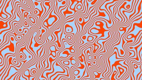 Abstract colorful lines pattern optical illusion background. Illustrazione stock