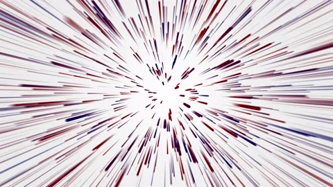 Abstract colorful lines Starburst effect in white background Stock Footage 164137478
