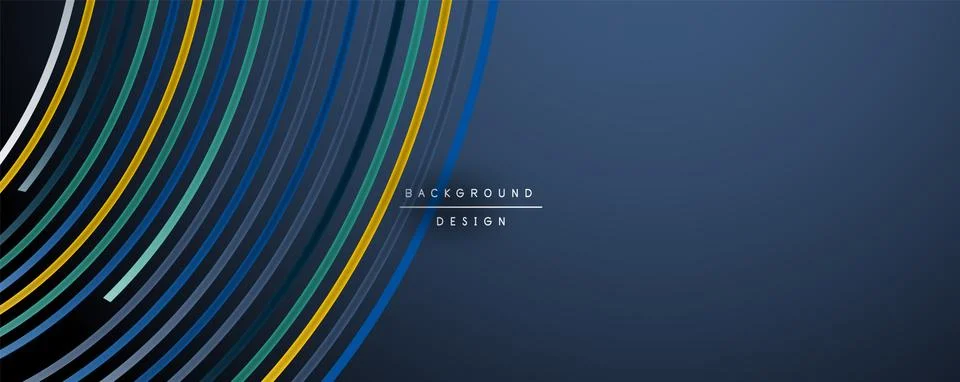 Abstract colorful lines vector background. Internet, big data and technology イラスト素材