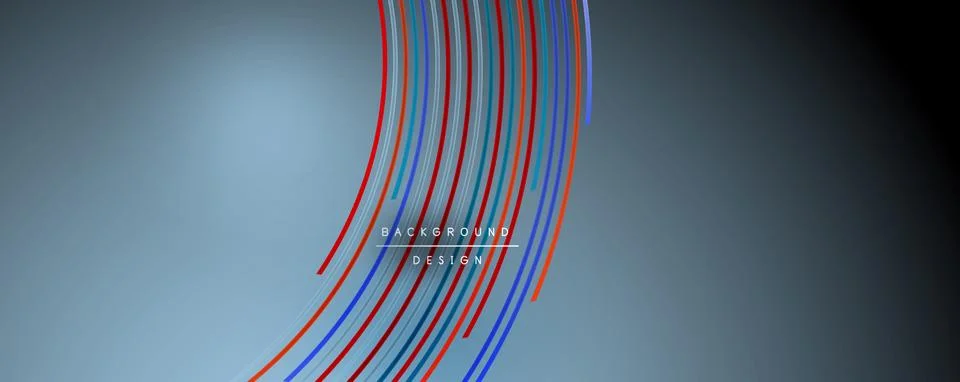 Abstract colorful lines vector background. Internet, big data and technology イラスト素材