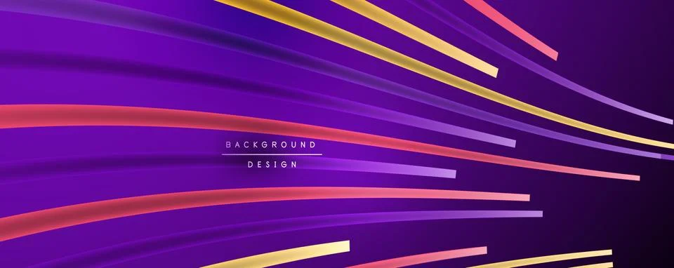 Abstract colorful lines vector background. Internet, big data and technology イラスト素材