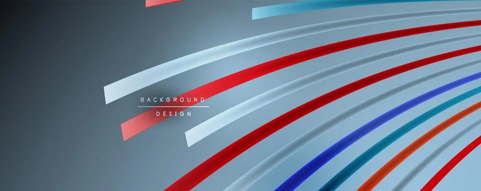 Abstract colorful lines vector background. Internet, big data and technology イラスト素材