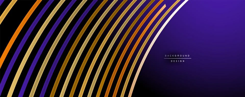 Abstract colorful lines vector background. Internet, big data and technology Stock Illustration