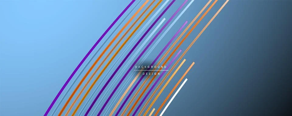Abstract colorful lines vector background. Internet, big data and technology イラスト素材