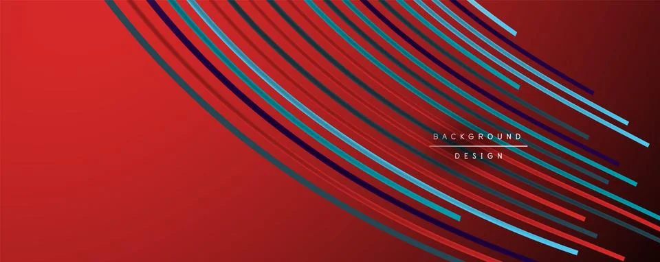Abstract colorful lines vector background. Internet, big data and technology 스톡 일러스트