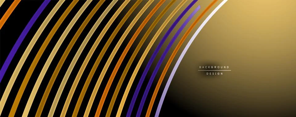 Abstract colorful lines vector background. Internet, big data and technology イラスト素材