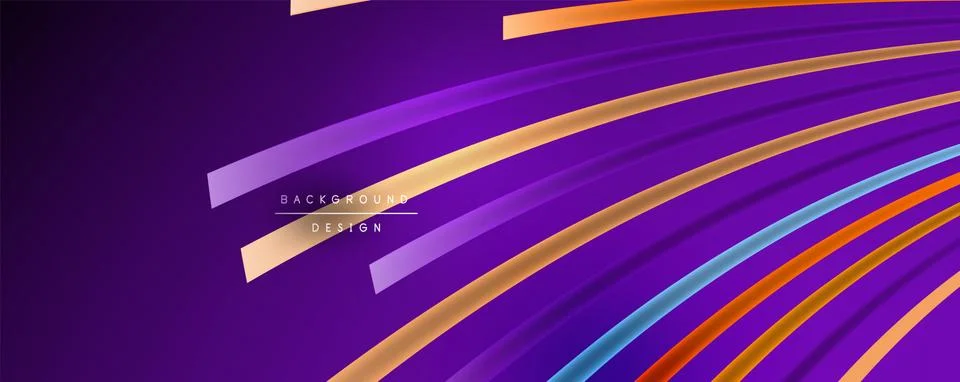 Abstract colorful lines vector background. Internet, big data and technology 스톡 일러스트