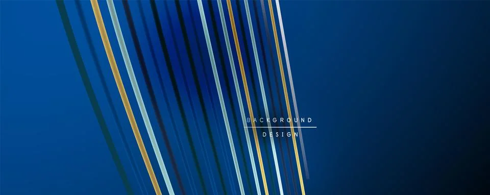 Abstract colorful lines vector background. Internet, big data and technology Stock Illustration