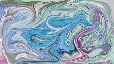 Abstract colorful liquid as background Illustrazione stock