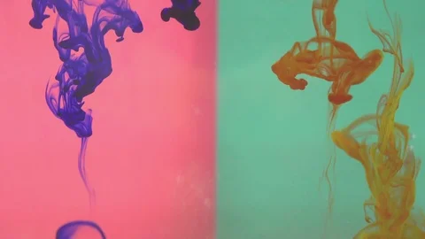 Abstract Colorful Liquid Stock Footage 80397467