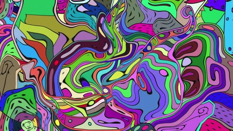 A abstract colorful liquid gradient abstract motion background Stock Footage 276445104