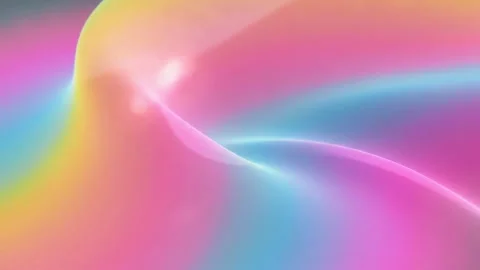 Abstract colorful liquid gradient background with slow moving waves Stock Footage 332707786
