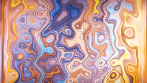 Abstract colorful liquid motion background Video stock 170421473