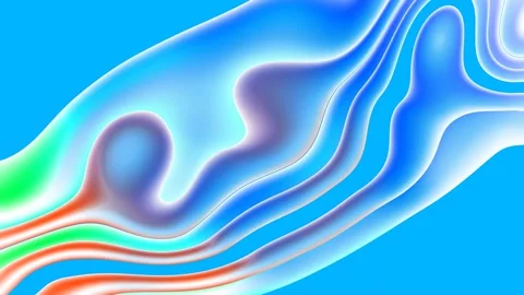 Abstract colorful liquid motion background Stock Footage 194434060