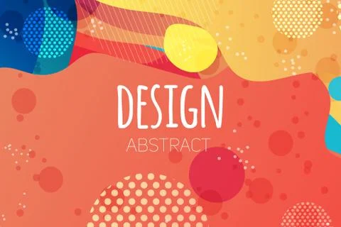 Abstract colorful liquid shape vector background s Stock Illustration