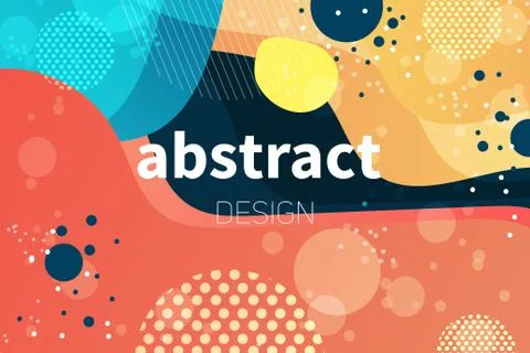 Abstract colorful liquid shape vector background s Stock Illustration