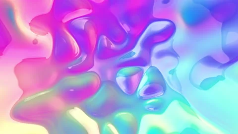 Abstract colorful liquid surface, 4K background animation Stock Footage 149304424