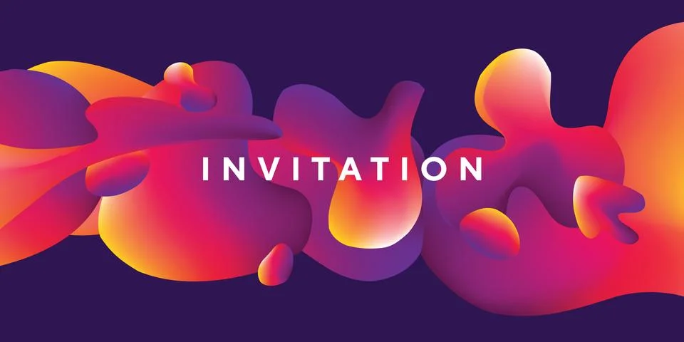 Abstract colorful liquid vector pattern. Illustrazione stock