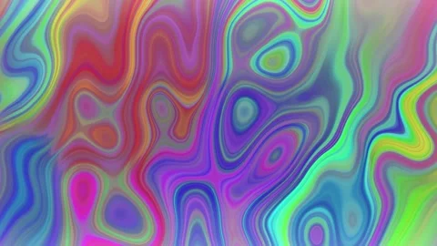 Abstract colorful liquid wave motion background Stock-Footage 258817430