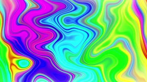 Abstract colorful liquid wave motion background 스톡 동영상 258817432