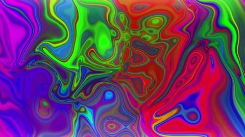 Abstract colorful liquid wave motion background 库存影片 258817441