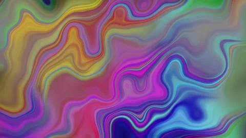 Abstract colorful liquid wave motion background Stockbeeldmateriaal 258817494