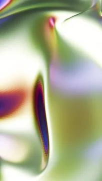 Abstract colorful liquid wave pattern with vibrant hues of green, red, and... Foto stock