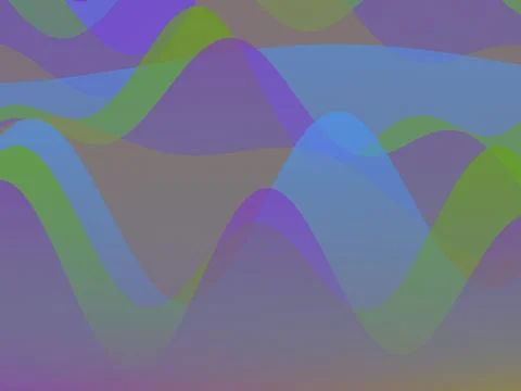 Abstract colorful liquid waves background with fluid overlapping shapes in .. イラスト素材