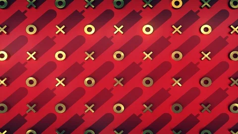 Abstract colorful loop animation. Rotation of the shadow of objects. Stock Footage 123835630