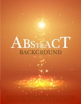 Abstract colorful magic light background Stockillustratie