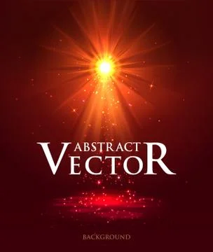 Abstract colorful magic light background Stock Illustration