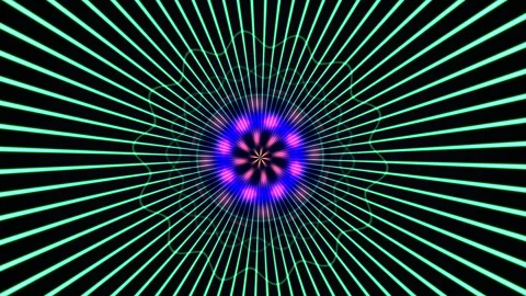 Abstract colorful mandala design elements. Stock Footage 334345963