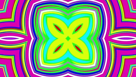 Abstract colorful mandala pattern background animation on screen. Stock-Footage 332884796