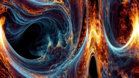 Abstract colorful marble liquid flow has unique and beautiful pattern or lines Stock-Footage 295746615