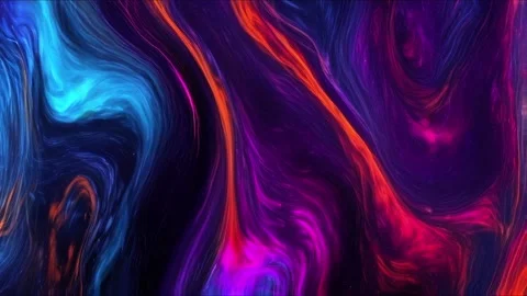 Abstract colorful marble liquid flow has elegant and beautiful purple blue lines Stock-Footage 295746846