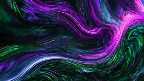 Abstract colorful marble liquid flow has elegant and beautiful purple blue lines Video stock 295747167