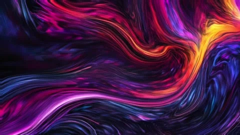 Abstract colorful marble liquid flow has elegant and beautiful purple blue lines Video stock 295747189