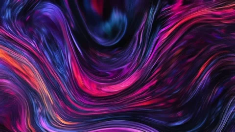 Abstract colorful marble liquid flow has elegant and beautiful purple blue lines Video stock 295747222