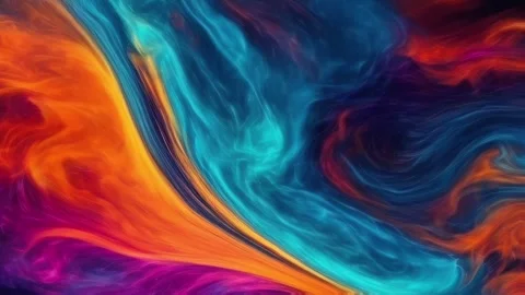 Abstract colorful marble liquid flow has unique and beautiful pattern or lines Video stock 295759261