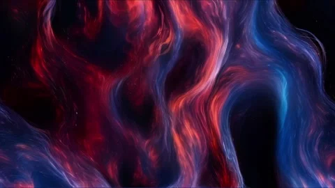 Abstract colorful marble liquid flow has elegant and beautiful purple blue lines Video stock 295759448