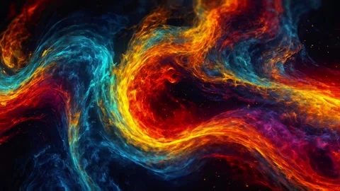 Abstract colorful marble liquid flow has unique and beautiful pattern or lines 스톡 동영상 295761458