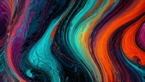 Abstract colorful marble liquid flow has unique and beautiful pattern or lines 스톡 동영상 295762307