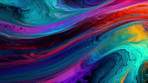 Abstract colorful marble liquid flow has unique and beautiful pattern or lines 스톡 동영상 295763132