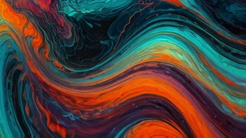 Abstract colorful marble liquid flow has unique and beautiful pattern or lines 스톡 동영상 295763259