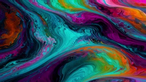 Abstract colorful marble liquid flow has unique and beautiful pattern or lines 스톡 동영상 295763446