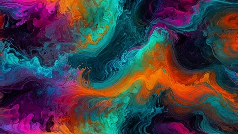 Abstract colorful marble liquid flow has unique and beautiful pattern or lines 스톡 동영상 295763546