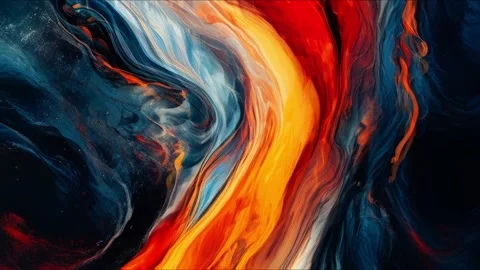 Abstract colorful marble liquid flow has Elegant pattern or lines Stock-Footage 295763906