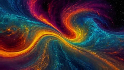 Abstract colorful marble liquid flow has unique and beautiful pattern or lines Stock-Footage 295764120