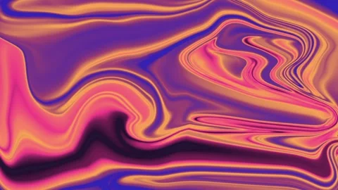 Abstract Colorful Marble Waves 4K Animated Background Loop Stock Footage 344014566