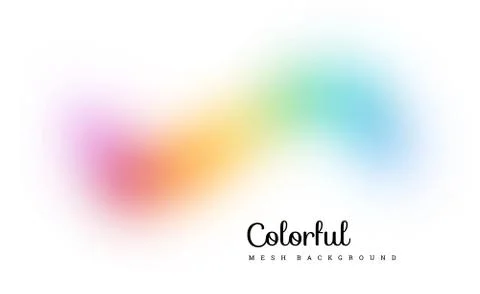 Abstract colorful mesh background. Vector illustration Stock Illustration